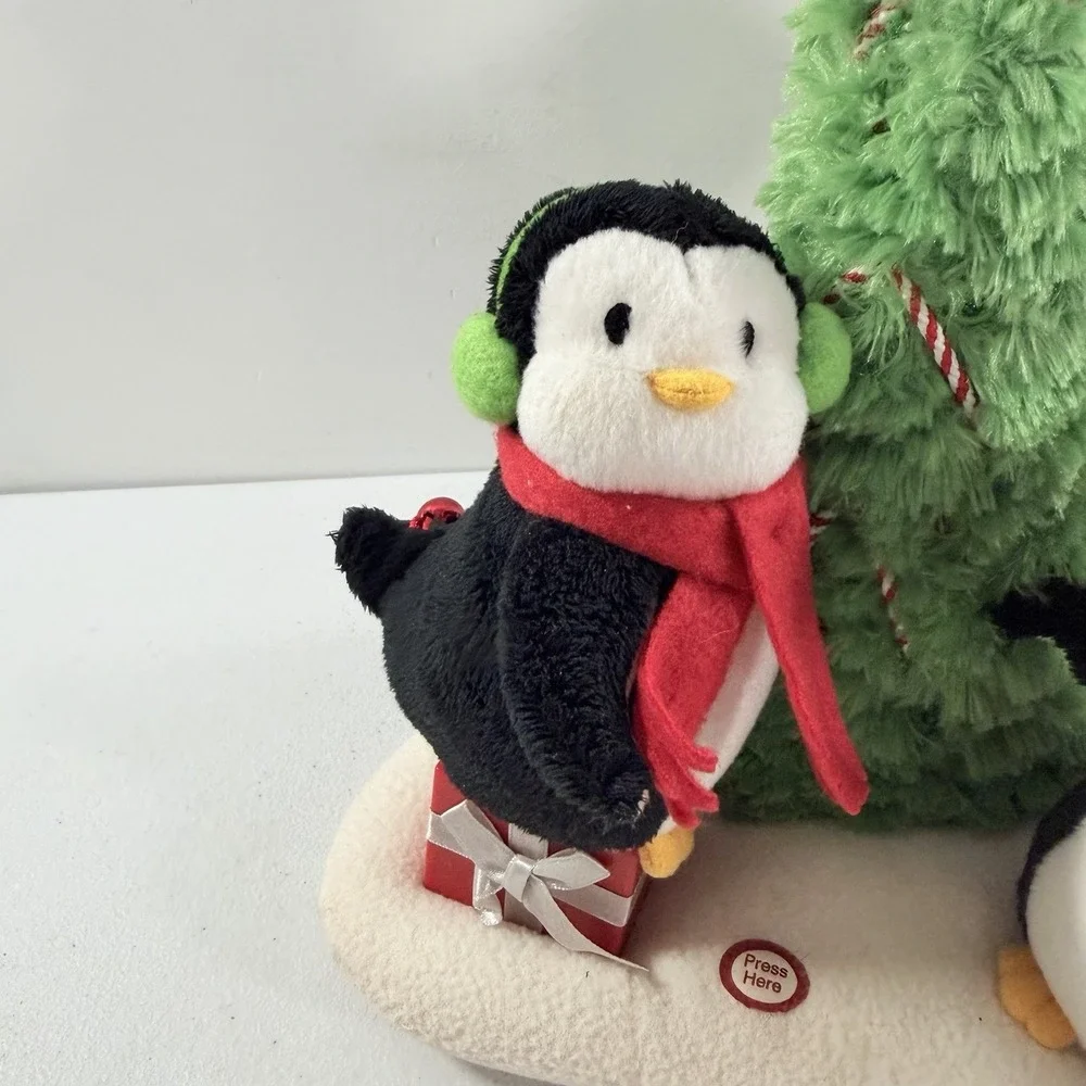 Hallmark Jingle Pals Very Merry Trio 2006 Animated Singing Snowman Penguins READ